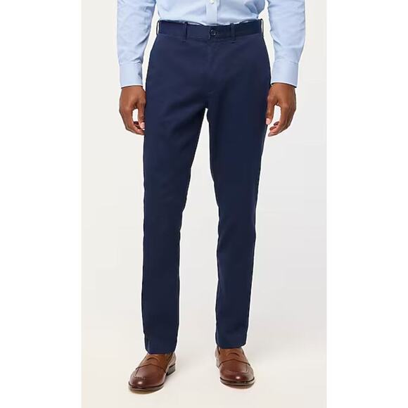 NEW J. Crew Men’s 34X30 Navy Athletic Slim-fit Chino Pant‎ NWT - Picture 1 of 7